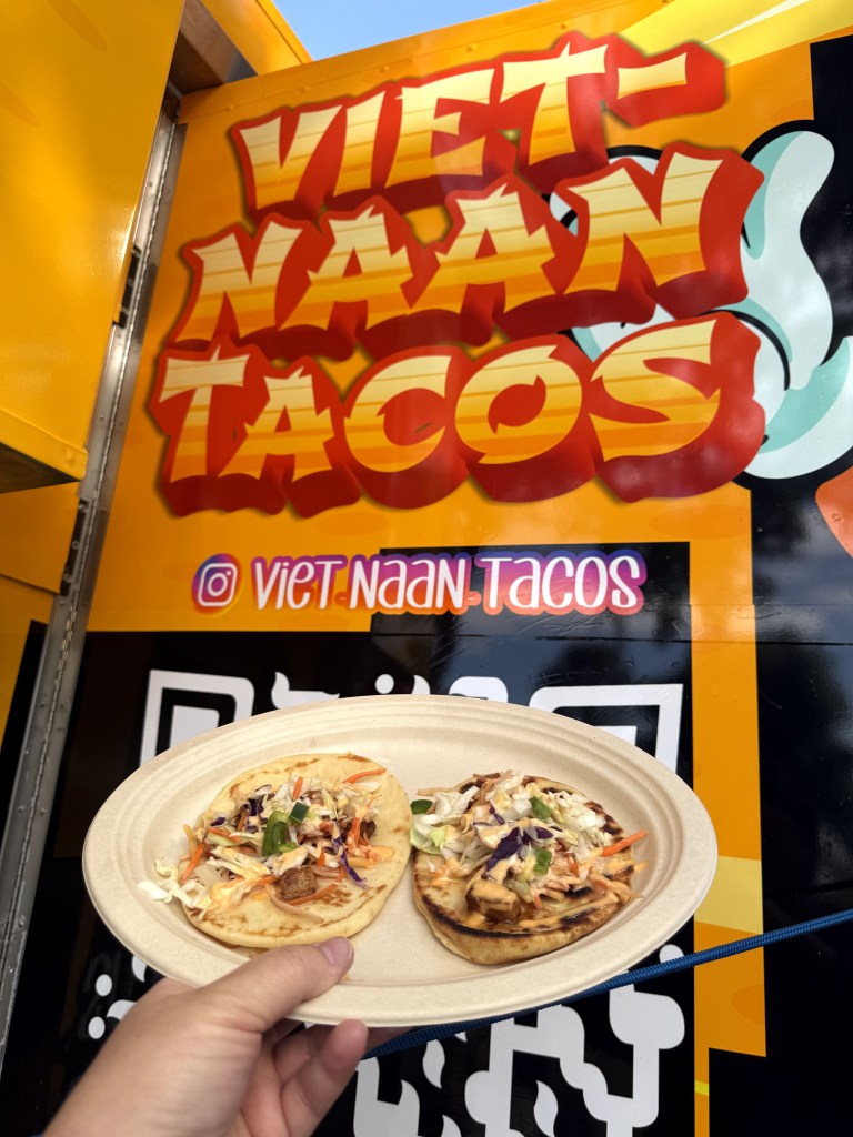 Viet-naan taco plate